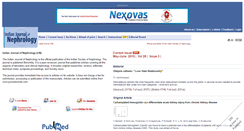 Desktop Screenshot of indianjnephrol.org